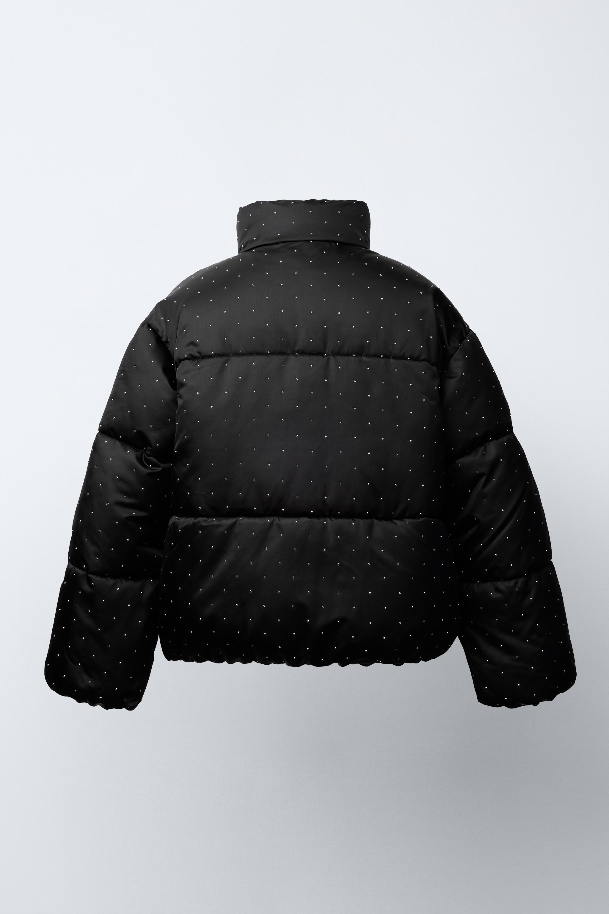 BLOUSON MATELASSÉ STRASS
